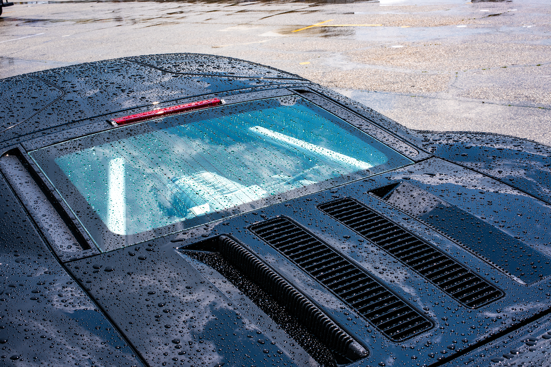Post rain Ford GT